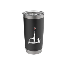 Pilates rabbit Reformer Pilates wine lover Stainless Steel Insulated Tumbler