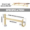 AddGrace Closet Rod Bracket Heavy Duty Shelf Brackets 12 Inch