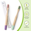 Isshah Kids Bamboo Toothbrushes Biodegradable Handle BPA Free Eco Friendly