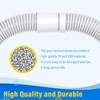 Universal Pool Vacuum Hose 48" Long Fit for Kreepy Krauly,