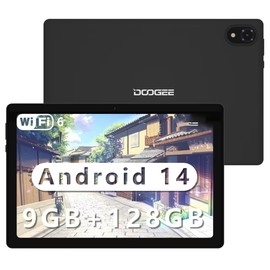 DOOGEE U10 Android 14 Tablet, 9GB RAM+128GB ROM Tablet 10.1" Display, 5060mAh Battery, Widevine L1 | 8MP+5MP | Bluetooth 5.0 | WiFi-6 | OTG, Gray