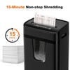 Bonsaii 12 Sheet Paper Shredder for Home Office, Heavy Duty