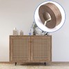 MOLIGOU Walnut Wood Veneer Roll, 2”×50’ Plywood Edge Banding Strips,
