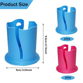 YQkangzhu 2Pcs Paddle Board Cup Holder, Universal Kayak Drink Holder, Anti-Toppling Paddleboard Drink Holder, Surfboard Water Bottle Holder, Rope Fixed Sup Cup Holder for Fishing Boat Accessories