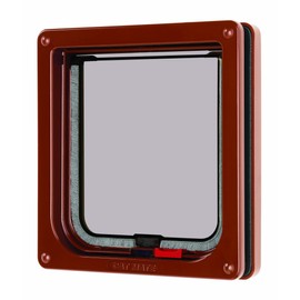 Cat Mate Lockable Cat Flap - Brown (304B)