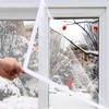 Mellroom Window Insulation Kit 63inX63in(160X160cm) for Winter Keep Cold Out,cuttable