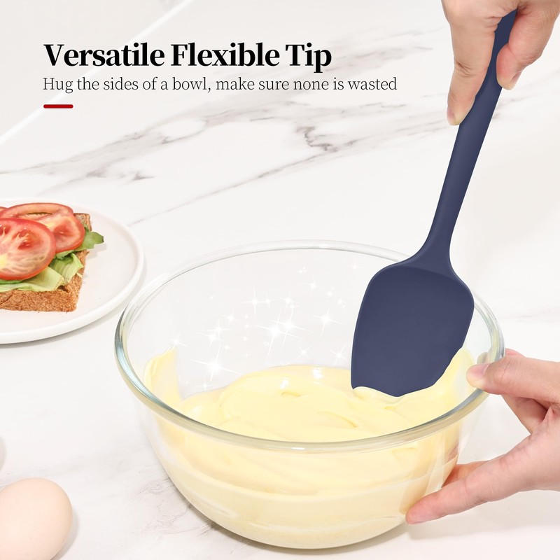Lilybeam 600ºF Heat Resistant Spatulas, High Heat Food Safe Semless
