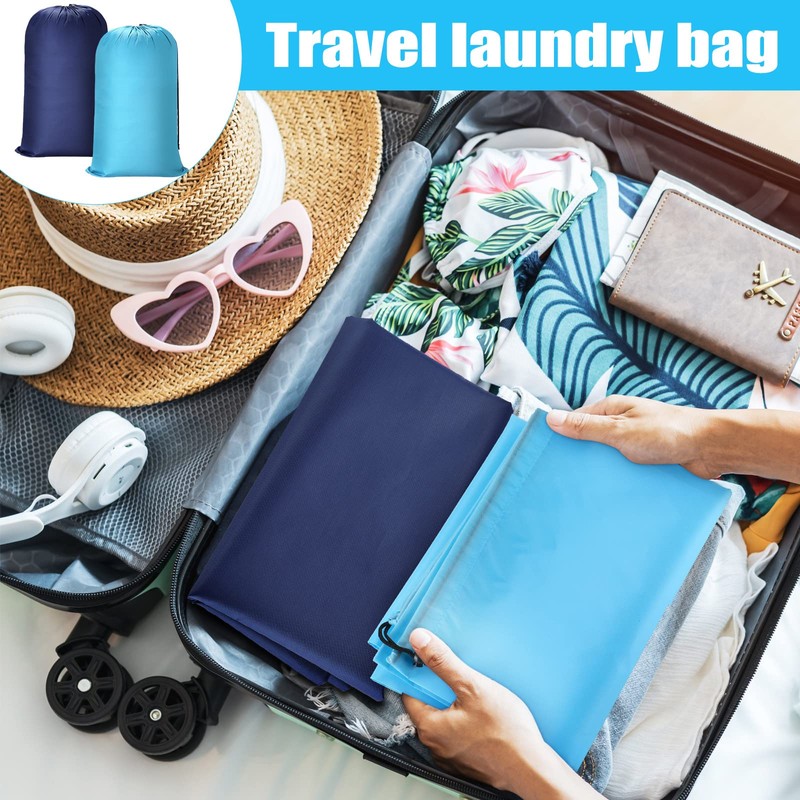 Sanwuta 40 Pcs 38" x 24" Large Laundry Bags Bulk