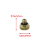 Savagrow 10Pcs Garden Misting System Brass Mist Nozzle 0.4mm Orifice