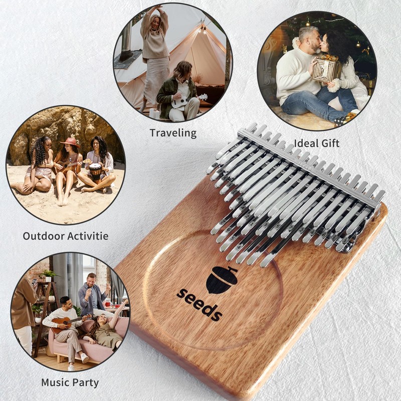 Seeds Kalimba 41 Keys, Advanced Thumb Piano C- Tuned, Chromatic