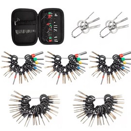 XINTAIHELE Terminal Removal Tool Kit Electrical Connector Pin Extractor Tool Set for Car Automotive Household Devices 100PCS