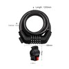 Pack of 2 NUZAMAS Bicycle Comnination Chain Lock with Holder,