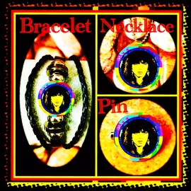 CINDERELLA BAND  NIGHT SONG SET OF THREE  NECKLACE BRACELET PIN