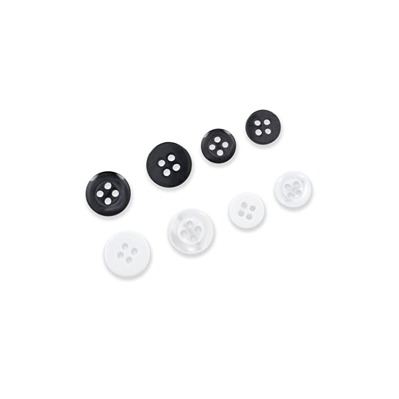 Dritz, Surtido, 9 y 11 mm, 20 botones de camisa,