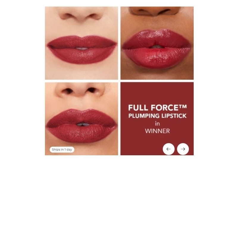 BUXOM Full Force Plumping Lipstick - "WINNER" - Full Size