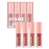 Brillos De Labios Hidratante 4PCS Nude Lip Gloss Líquido Lápiz