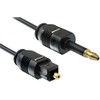 DeLOCK Toslink Cable Connector to Mini Connector 1 m