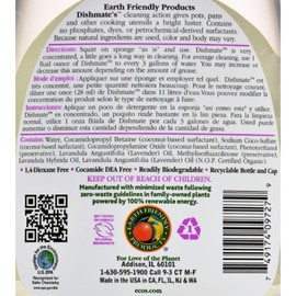 ECOS 25 Oz Dishmate Dish Liquid with Lavender (Set of 3)