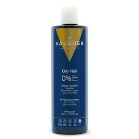 Valquer Profesional Shampoo Antigrasa zero%: sin sal, sin sulfatos, sin parabenos y sin siliconas. Para cabellos grasos, regulador de grasa - 400 ml