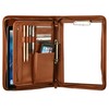 Onvaya® A4 Conference Folder, Black/Brown/Cognac, Files Folder, Business Folder, Writing