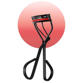 Rephr 18R - Rizador de pestañas con doble barril con 5 almohadillas de recarga, revestimiento duradero mejorado, curvatura estrecha (ajuste compacto)