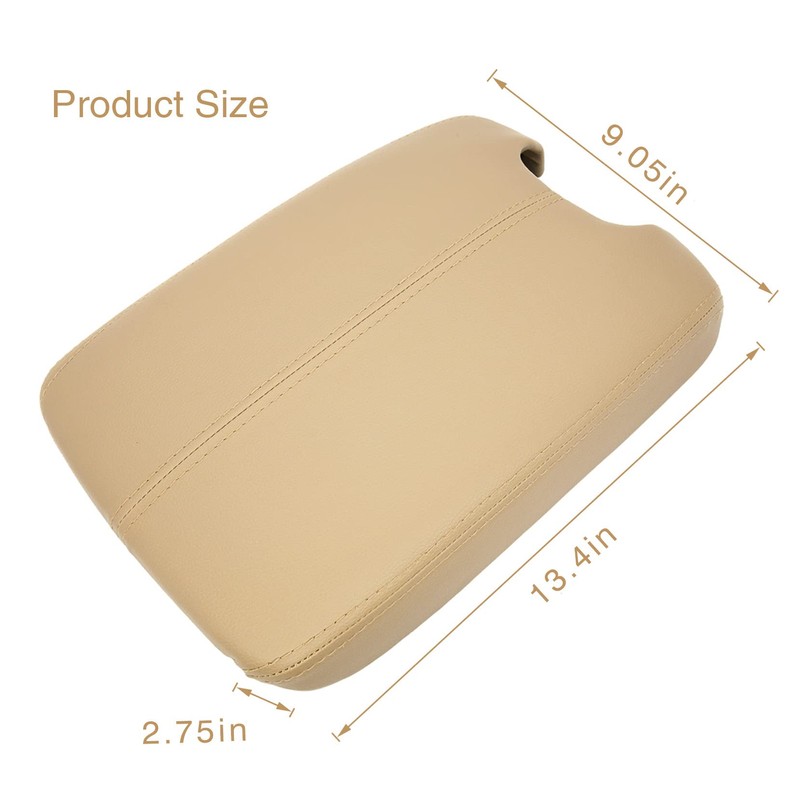 Rain King Center Console Lid Armrest, Center Console Cover Compatible