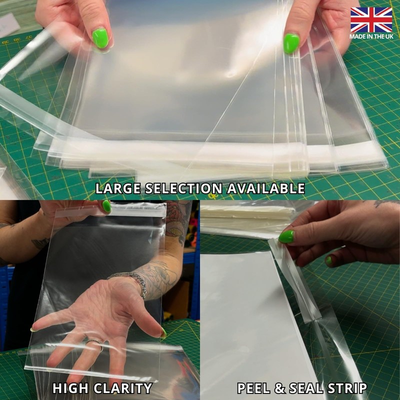 celloexpress Biodegradeable A5 Cello - 157mm x 210mm + 30mm