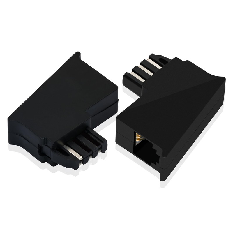 BIGtec TAE RJ11 Adapter TAE-F Male to RJ11 Female 6P4C
