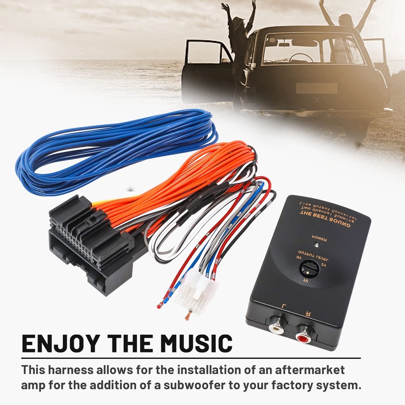NuIth Add an Amplifier Subwoofer Interface Adapter Kit Select for
