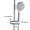 Shower Slide Rail Set 360° Rotation Adjustable Height with 1.5m