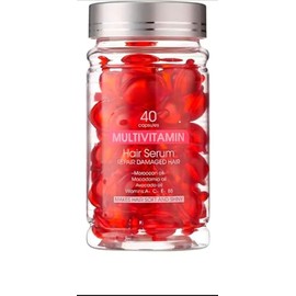 Cápsulas de Aceite para el Cabello con Argán, Macadamia y Aguacate, 40 Unidades, Tratamiento Restaurador e Hidratante, Restauración Del Cabello Dañado, Aceite Esencial, Hidratante, Nutre, Añade Brillo, Tratamiento De Mascarilla Para El Cabello, Suavizante