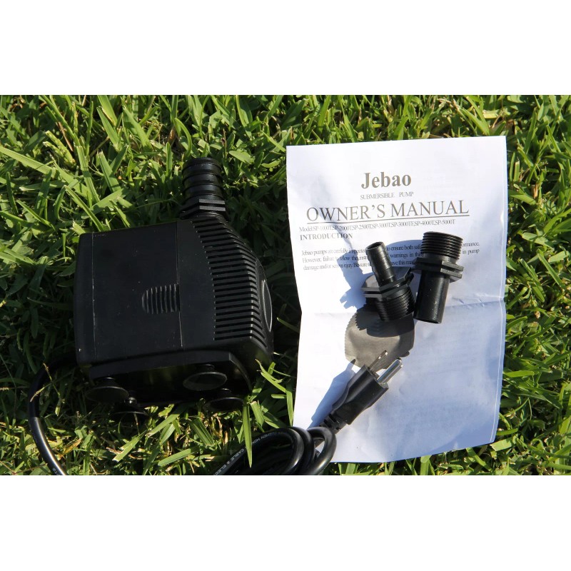 Jebao 550 Submersible pond Pump - Fountain Waterfall( Ground power