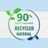 Disposable Mop Replacement Pad, Microfiber Cleaneing Pads for All 16-18''