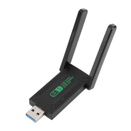 USB WiFi Adapter, WiFi6 1200Mbps High Speed WiFi Dongle, USB 3.0 Dual Band 5.8G 2.4G Network Adapter for Desktop Laptop PC with Dual 5dBi Antennas