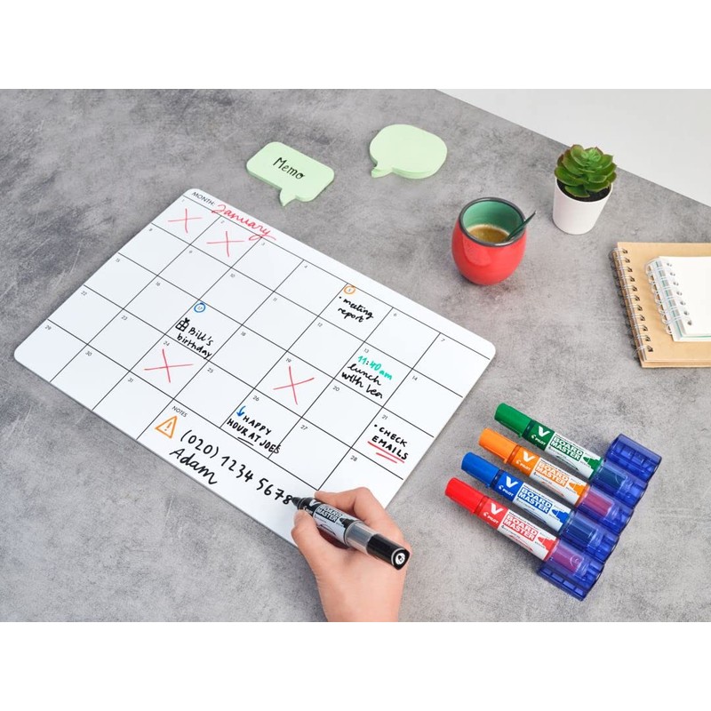 Pilot Pen 5080KIT - Whiteboardmarker V-Board Master Begreen, 5er Set,