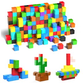 SmartYeen 400PCS Magnetic Blocks,Magnetic Building Blocks for Toddlers Sensory & STEM Montessori Toys,Ideal Gifts for Boys Girls 3-8 Years Old