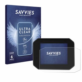 Savvies 6 Stück Schutzfolie für Moto Guzzi Stelvio 2024 Displayschutz-Folie Ultra-Transparent