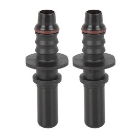 X AUTOHAUX 2 pieces fuel line connector, hose coupling, 9.89 mm, ID8, fuel hose, quick release connector, quick connector