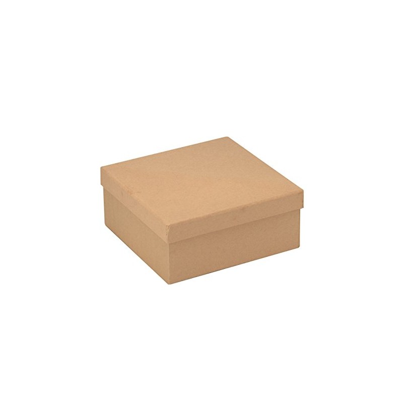 Glorex 6 2022 205 Square Box, Cardboard, Natural, 20.5 x