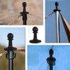 Pole End Lock, Camping Lightning Protection Cap, Set of 4,