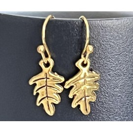 Etched Gold Leaf Dangle Earrings Nature Fall Jewelry Earrings for Women #3298FE176