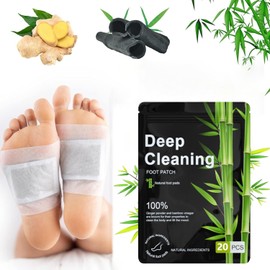 RYSEAB Entgiftungspflaster Füße, Ultra Detox Pflaster für entstressende Füße, Detox Fußpflaster zur Entgiftung für besseren Schlaf, rein natürliche entgiftende Fußbäder - 20Stück