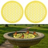 YFANITI 2 Pack Floating Bee Island,Round Floating Bee Watering Station-