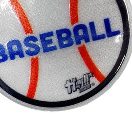 Marushin 0605014500 Keychain Guts Baseball Club Activities Retirement Present Reflective Key Chain Night Safety