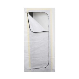 Non-Woven Dust Protection Door 220 x 110 cm Breathable Polypropylene Fleece Zip Opening on Both Sides