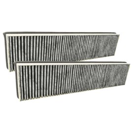 vhbw 2 x activated carbon filters compatible with Miele DA 3466 C, DA 3496-90, DA 3490, DA 3490-90, DA 3480, DA 3486, DA 3491, DA 3492 cooker hood