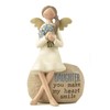 Heaven Sends Daughter ‘you make my heart smile’ Angel Decoration