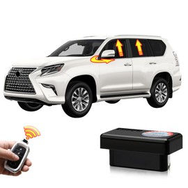 Remote Auto Window Open Closer + Door Speed Lock Kit + Side Rearview Mirror Folder Unfold OBD Module for Lexus GX460 GX400 2010-2023 2016 2017 2018 2015 2014 2013 2012 2011 Accessories (2010-2019)