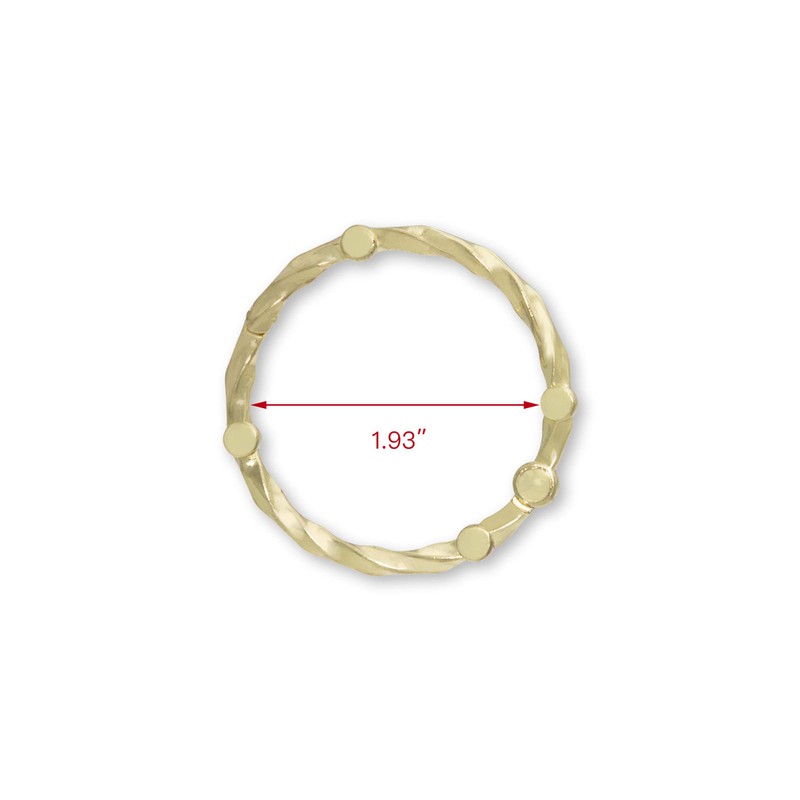 Utopia Alley Shower Hooks - Shower Curtain Rings for Bathroom