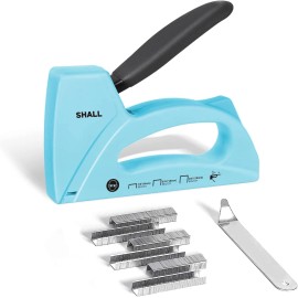 SHALL Light Duty Staple Gun Kit – JT21 Staples (¼, 5⁄16, ⅜") + Remover